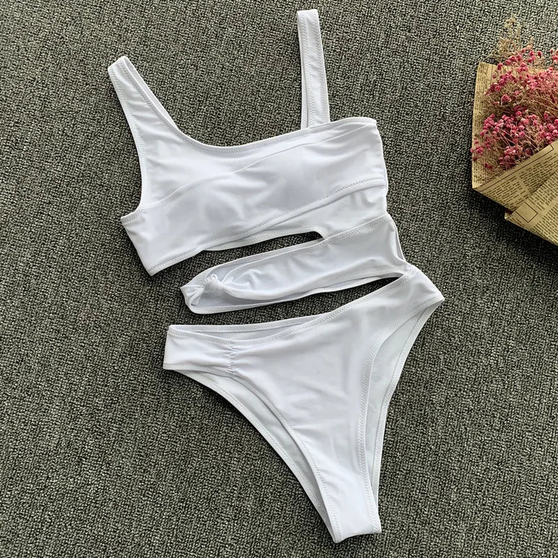 Maillot Une Pièce Noir & Blanc Femme – Sexy & Grande Taille