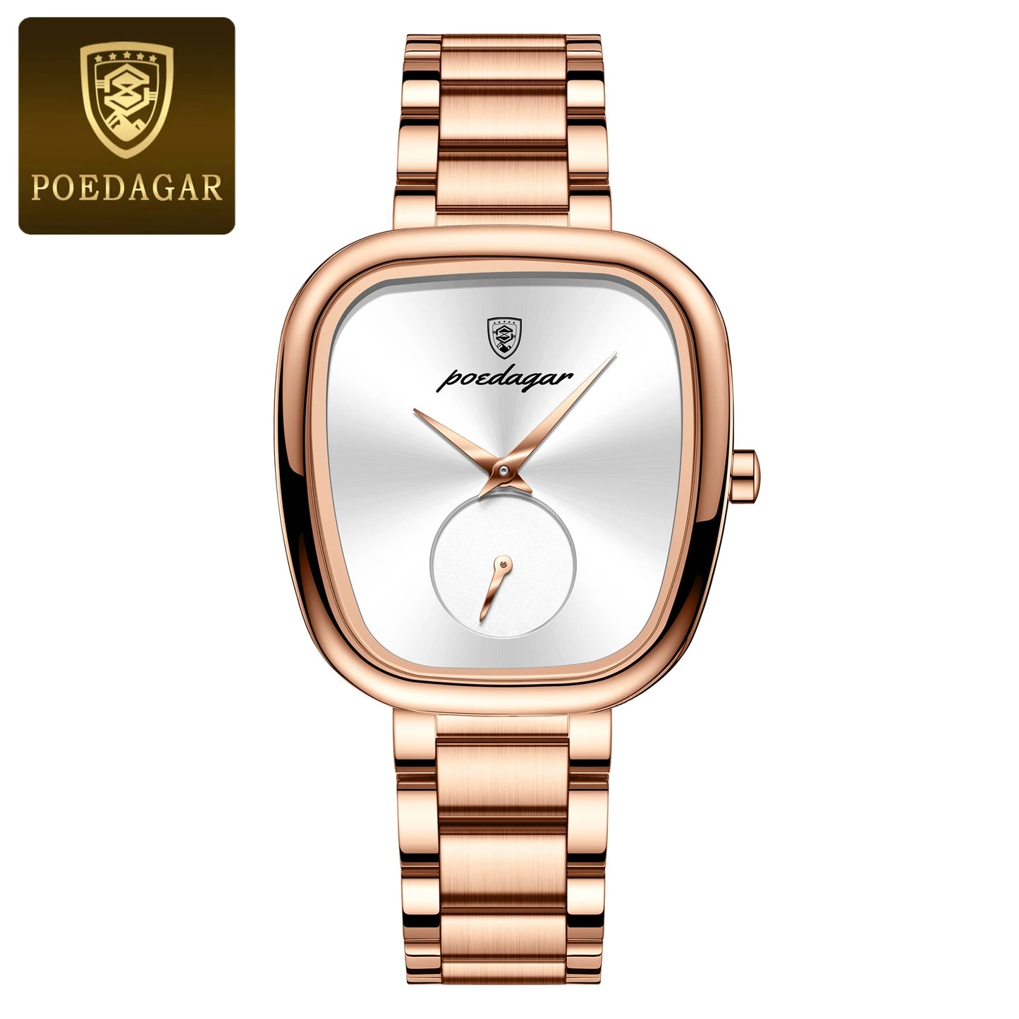 👉 Montre POEDAGAR femme – Quartz inox étanche, élégante & mode