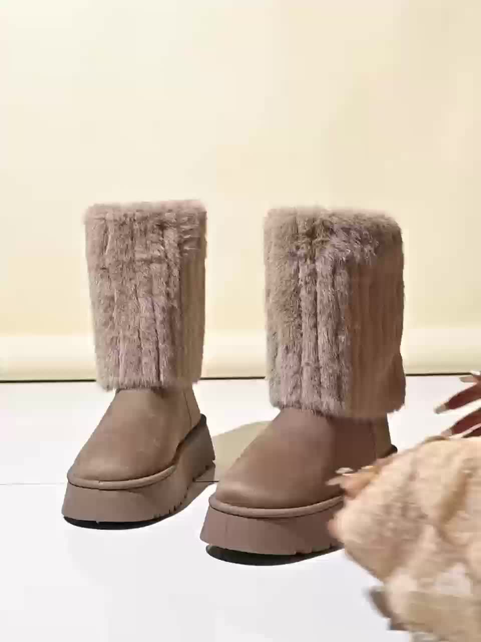 Bottes hiver femme grande taille – Chaudes, confortables & antidérapantes