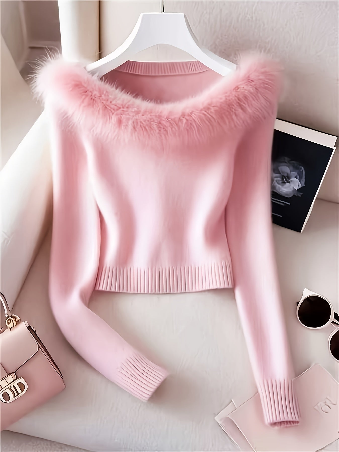 Pull coréen femme automne – col polaire doux, slim & élégant