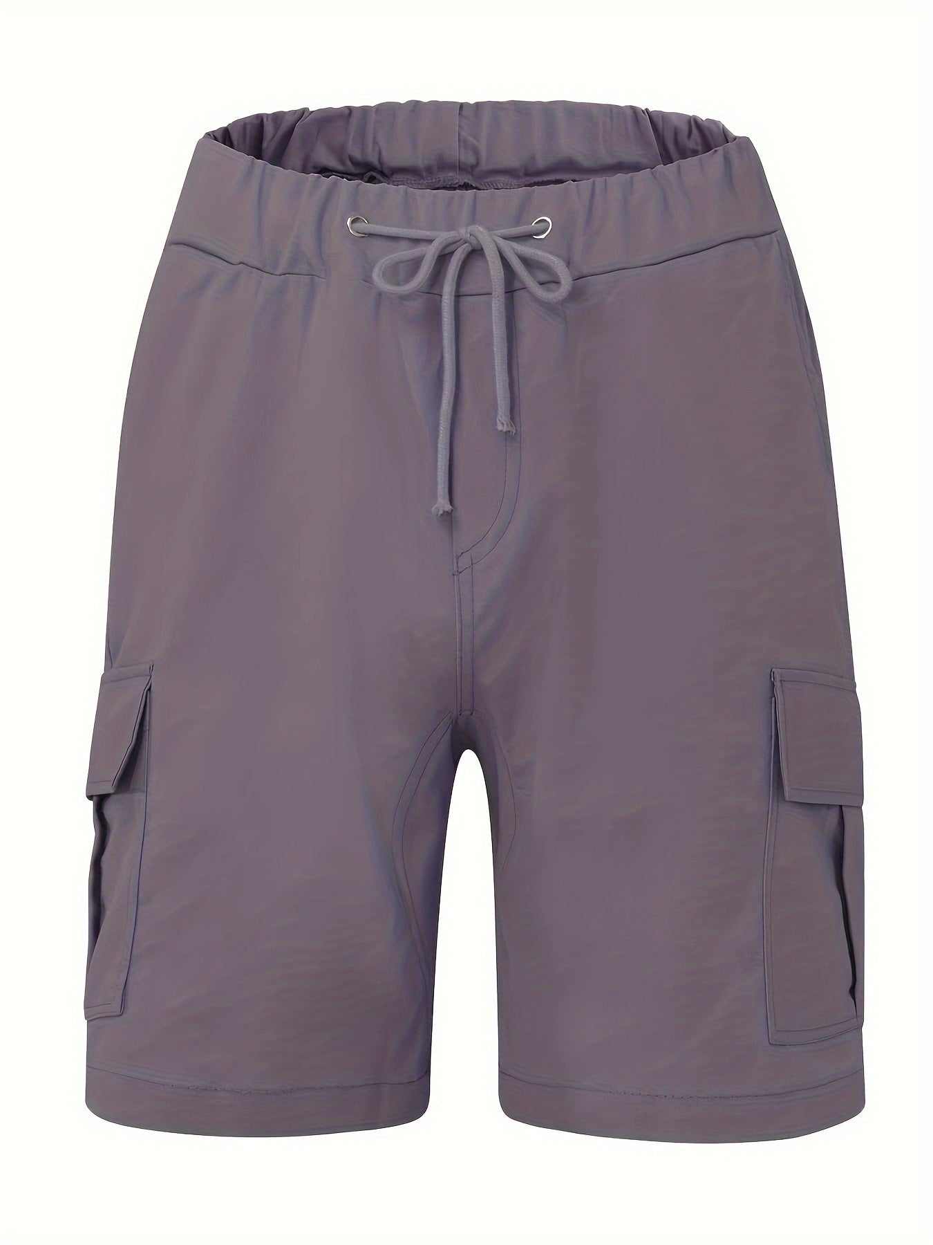 Pantacourt Cargo Homme – Ample, Cordon, Poches à Rabat, Été