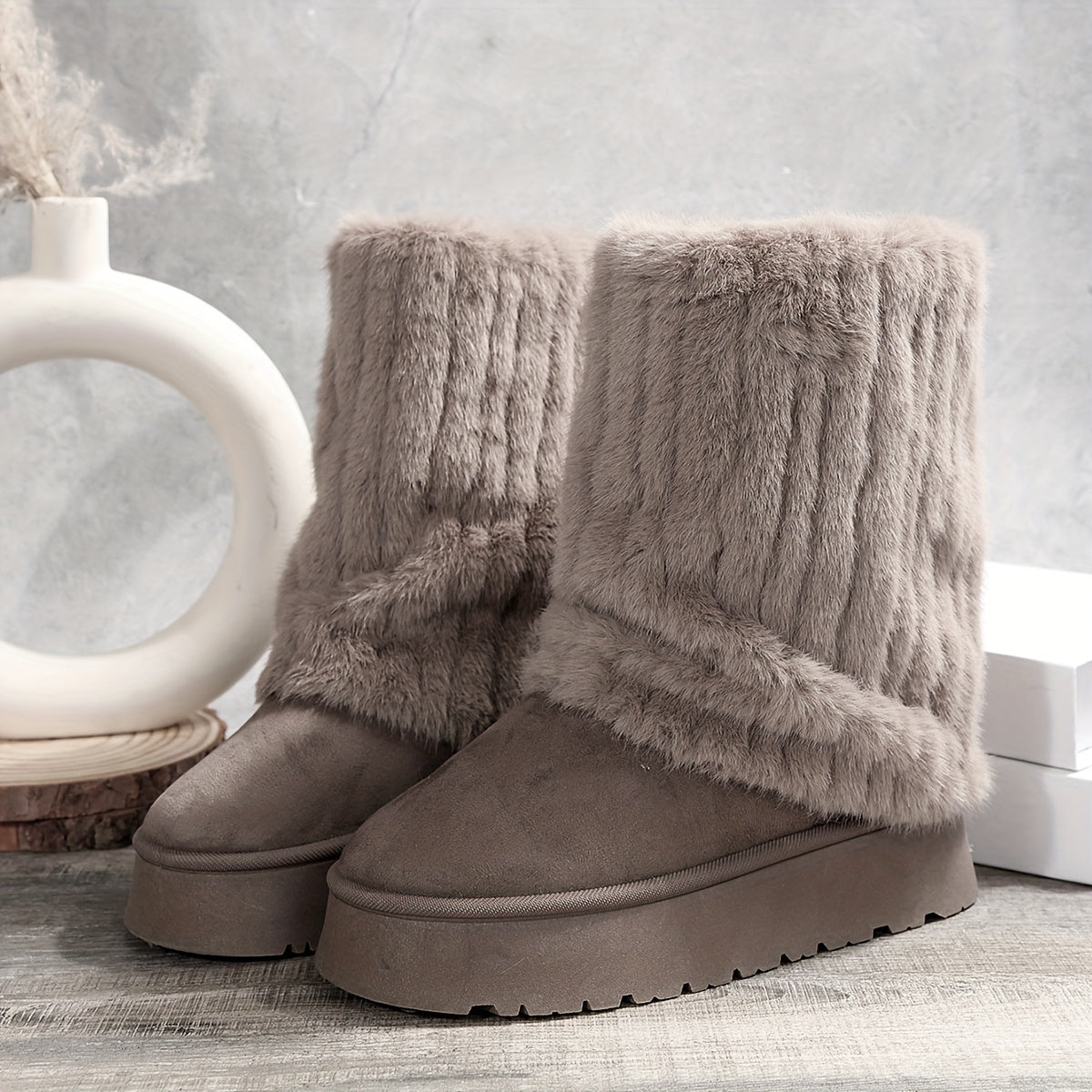 Bottes hiver femme grande taille – Chaudes, confortables & antidérapantes