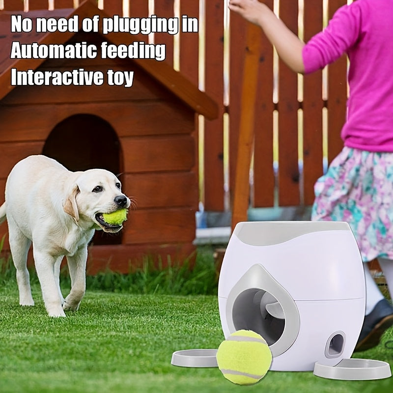 Lanceur de balle interactif & distributeur de friandises pour chiens