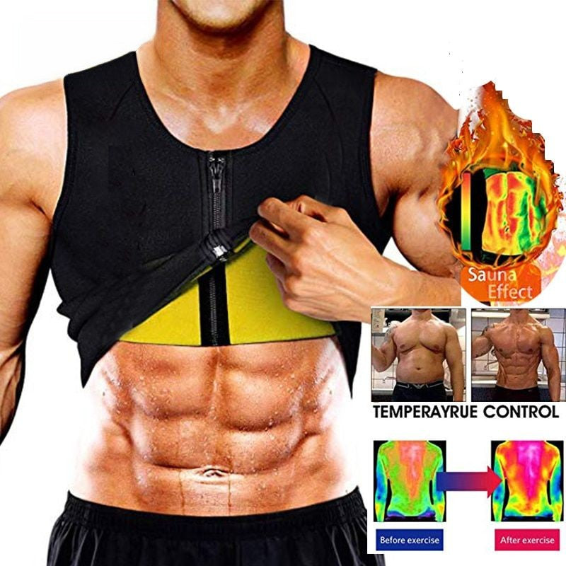 Gilet sauna amincissant homme – Néoprène, perte de poids
