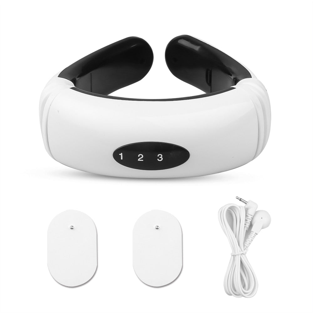 Masseur électrique cervical 4D chauffant – Relaxation & posture