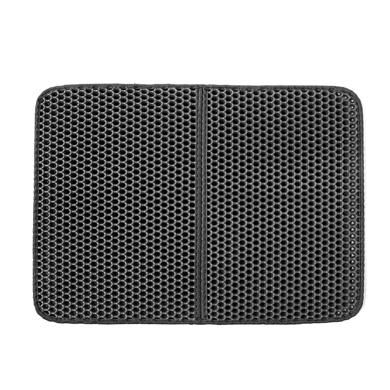 Tapis de litière pour chats imperméable double couche antidérapant