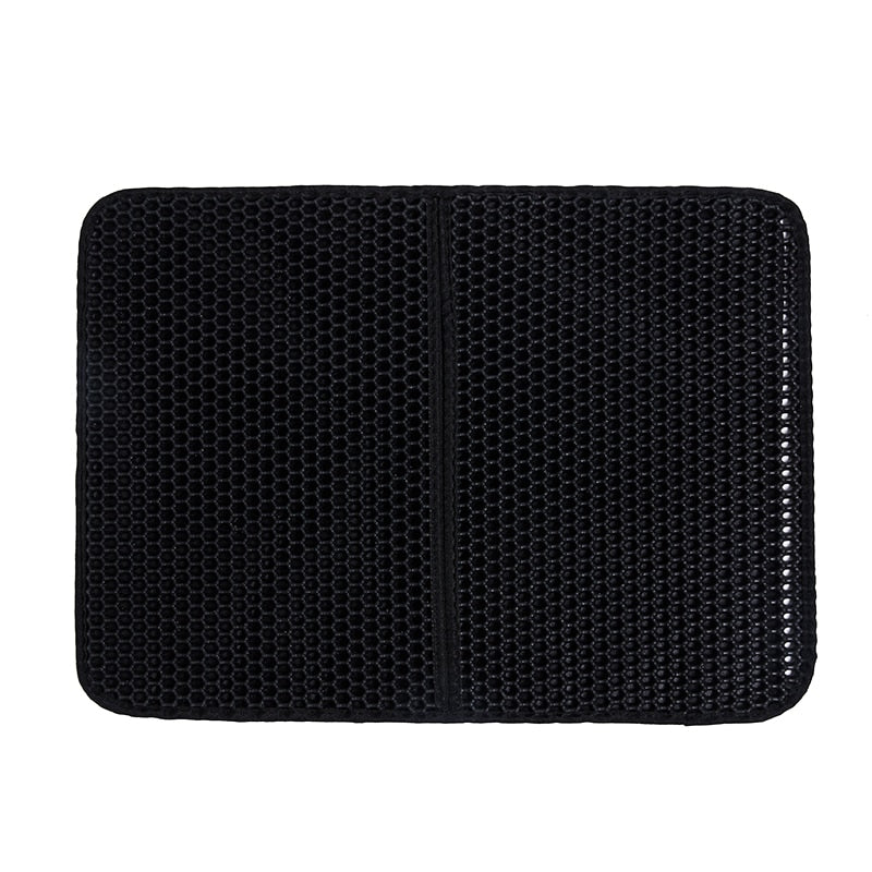 Tapis de litière pour chats imperméable double couche antidérapant