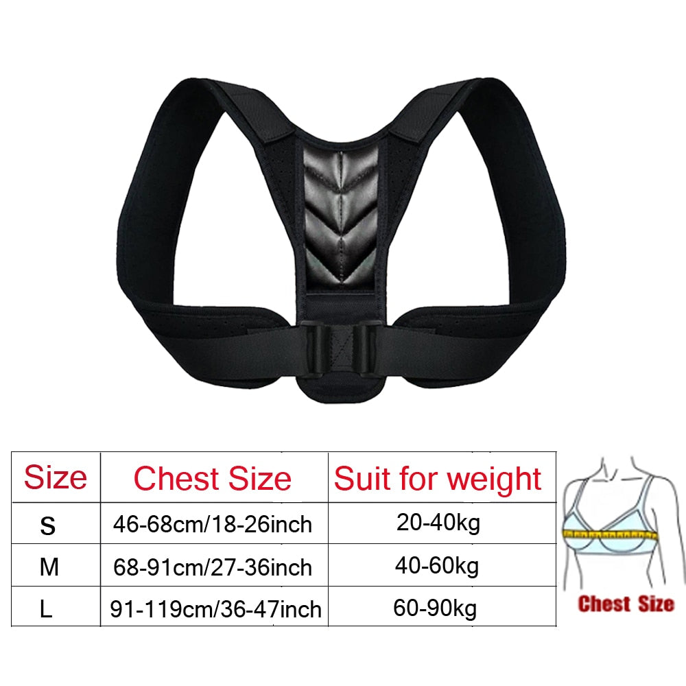 Correcteur de Posture Plus – Ceinture Dos et Épaules Ajustable