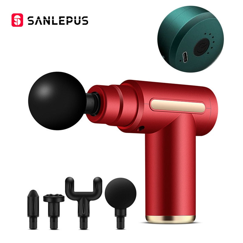 Pistolet de massage portable LCD – Relaxation profonde du corps