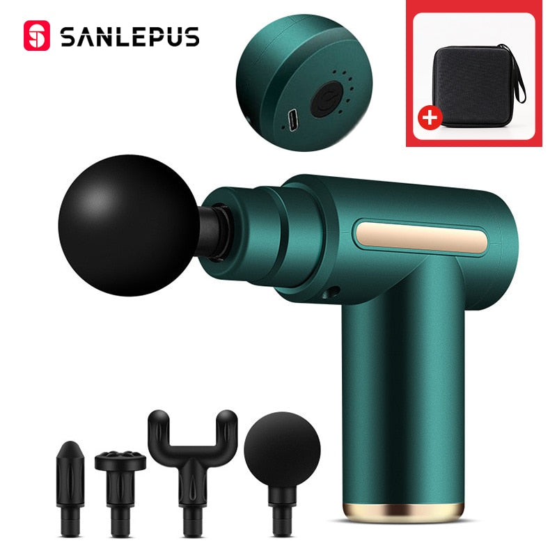 Pistolet de massage portable LCD – Relaxation profonde du corps