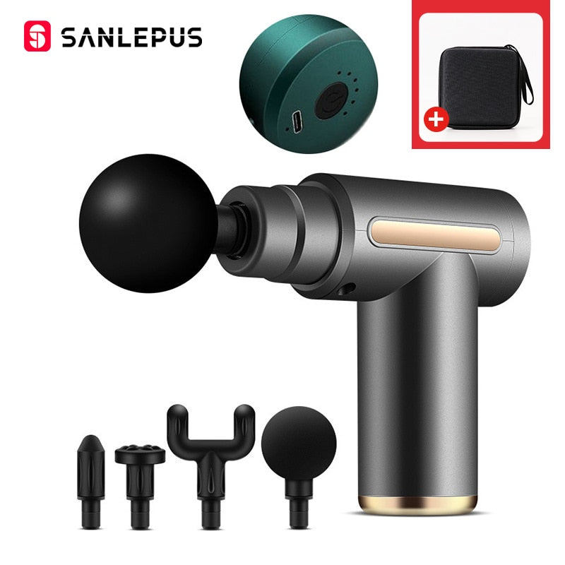 Pistolet de massage portable LCD – Relaxation profonde du corps