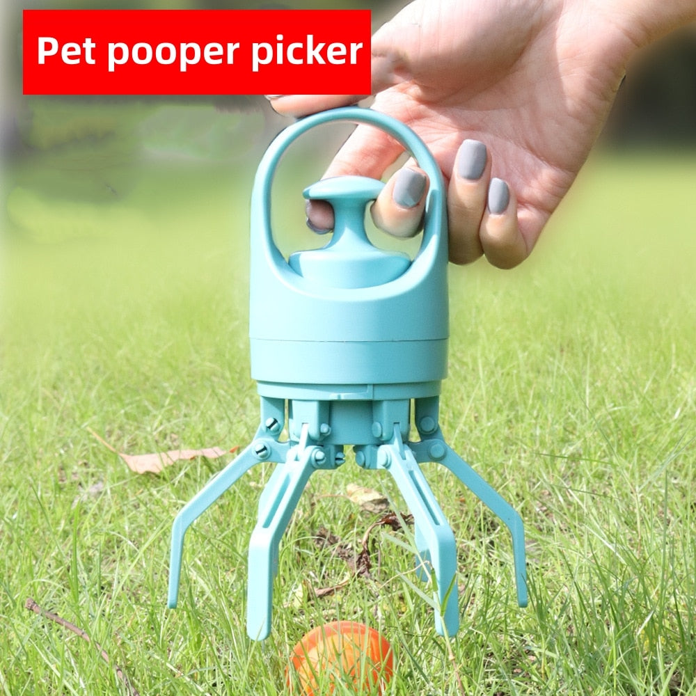 Ramasse-crottes portable pour chien avec sac biodégradable
