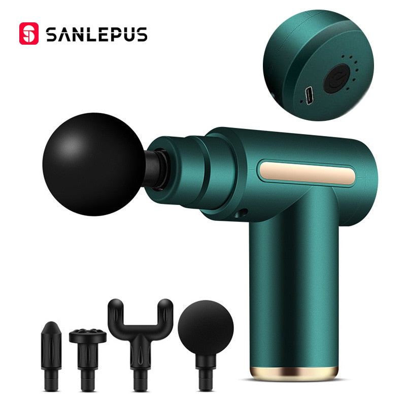 Pistolet de massage portable LCD – Relaxation profonde du corps