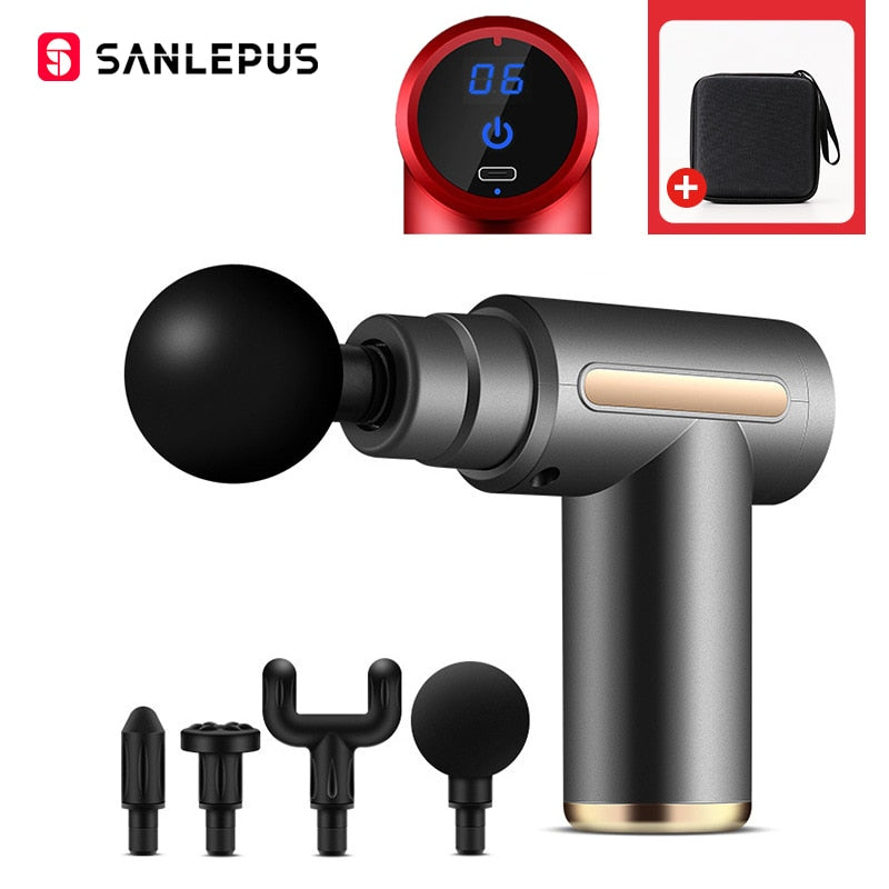 Pistolet de massage portable LCD – Relaxation profonde du corps