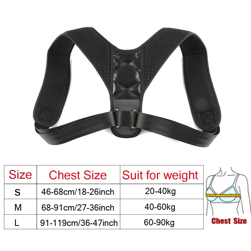 Correcteur de Posture Plus – Ceinture Dos et Épaules Ajustable