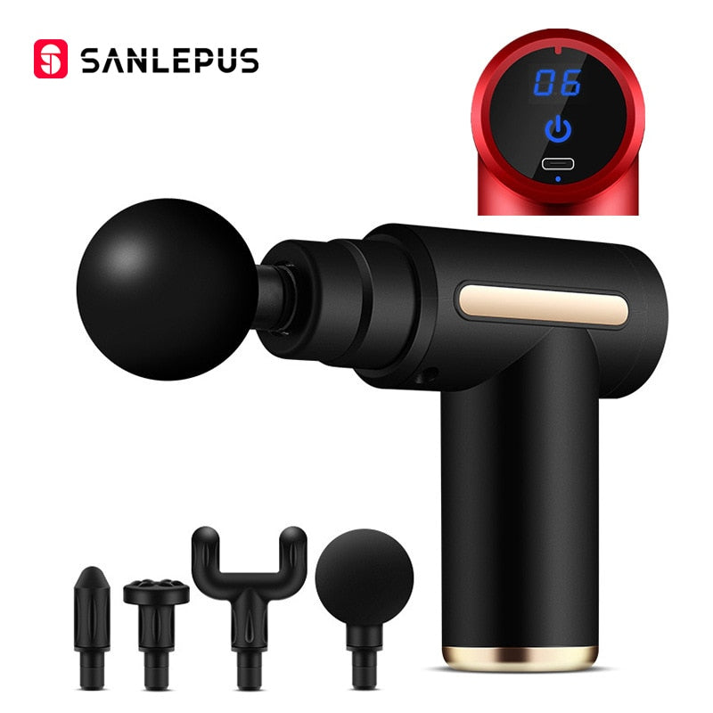 Pistolet de massage portable LCD – Relaxation profonde du corps