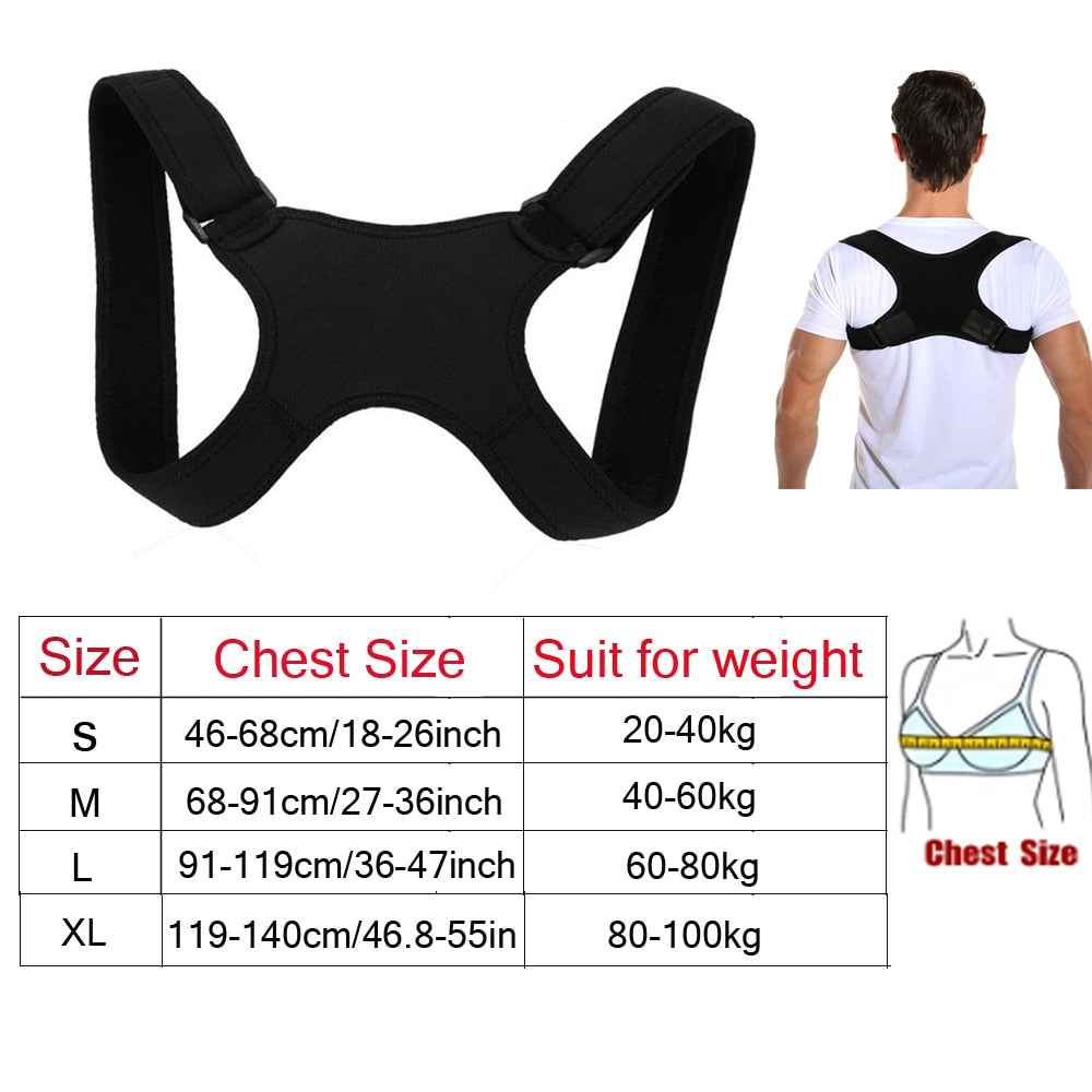 Correcteur de Posture Plus – Ceinture Dos et Épaules Ajustable