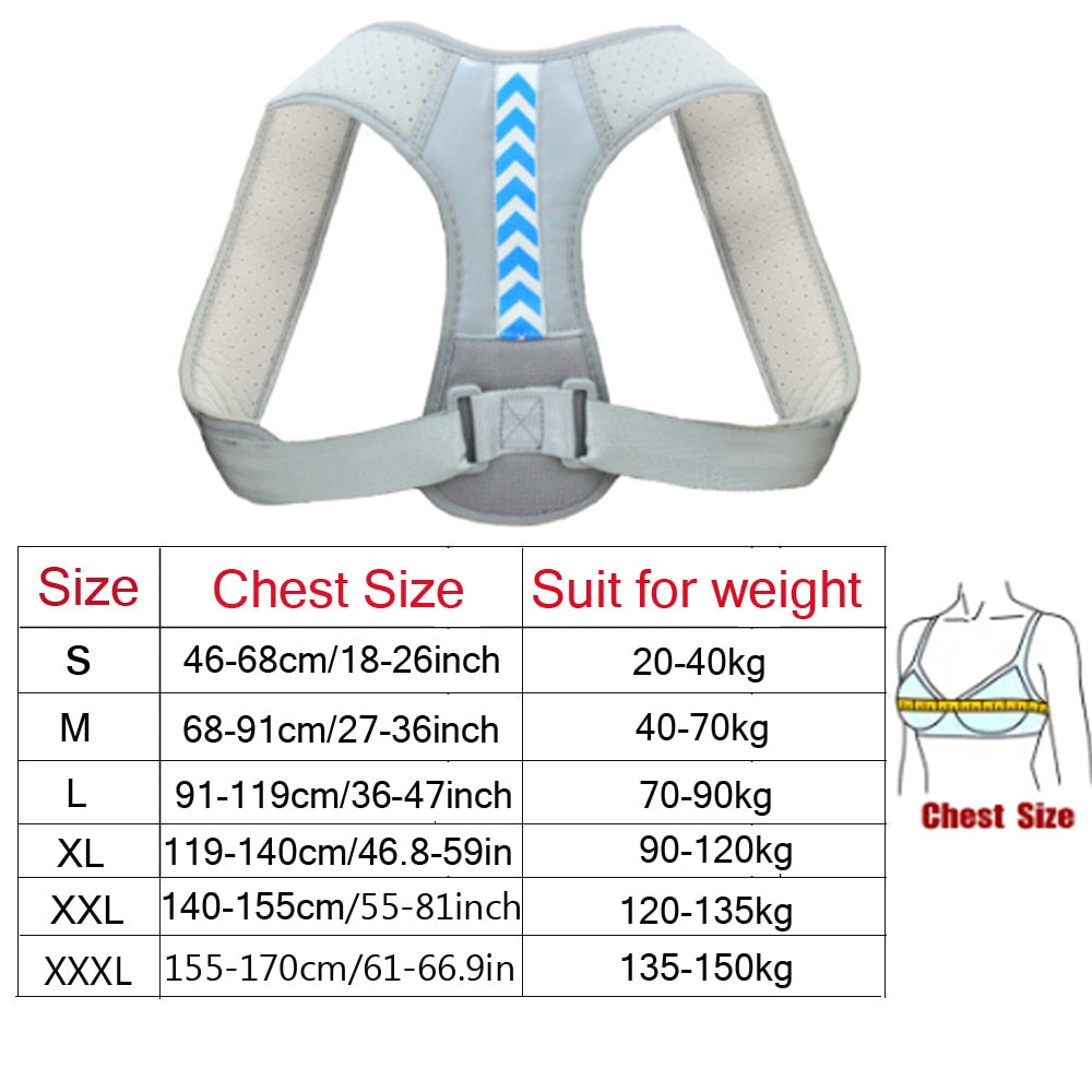 Correcteur de Posture Plus – Ceinture Dos et Épaules Ajustable