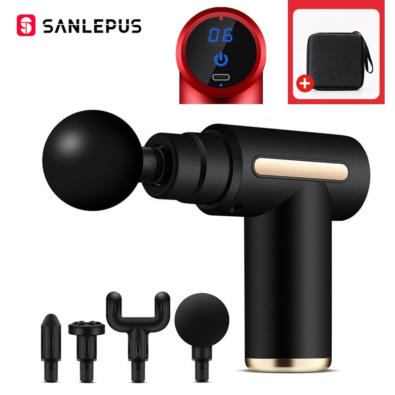 Pistolet de massage portable LCD – Relaxation profonde du corps