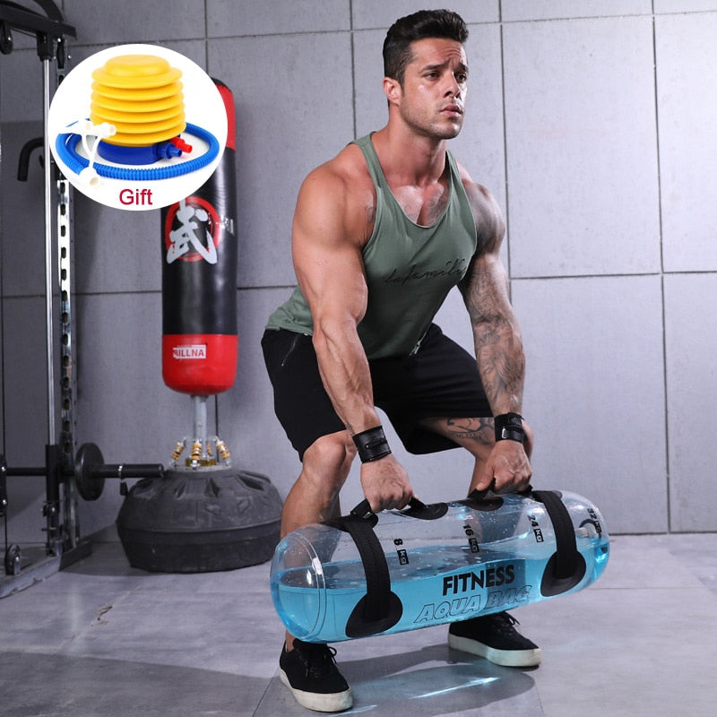 Sac à eau fitness transportable pour musculation et crossfit