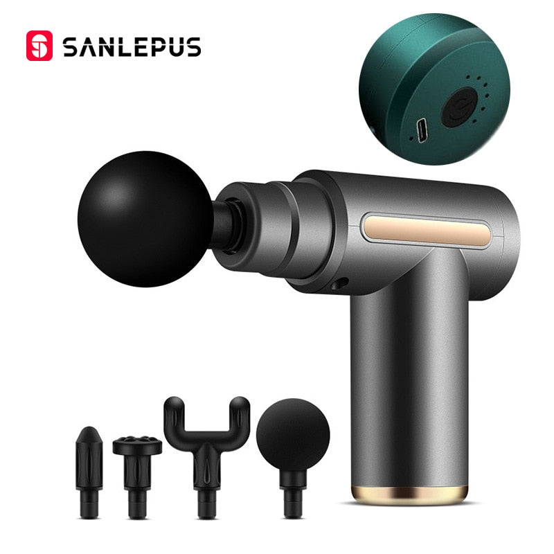 Pistolet de massage portable LCD – Relaxation profonde du corps