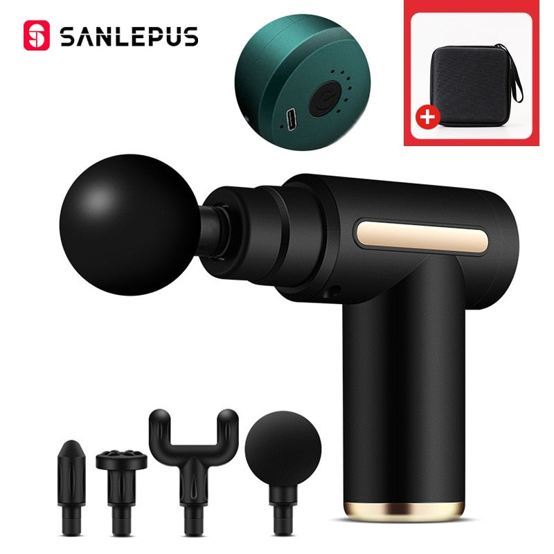 Pistolet de massage portable LCD – Relaxation profonde du corps
