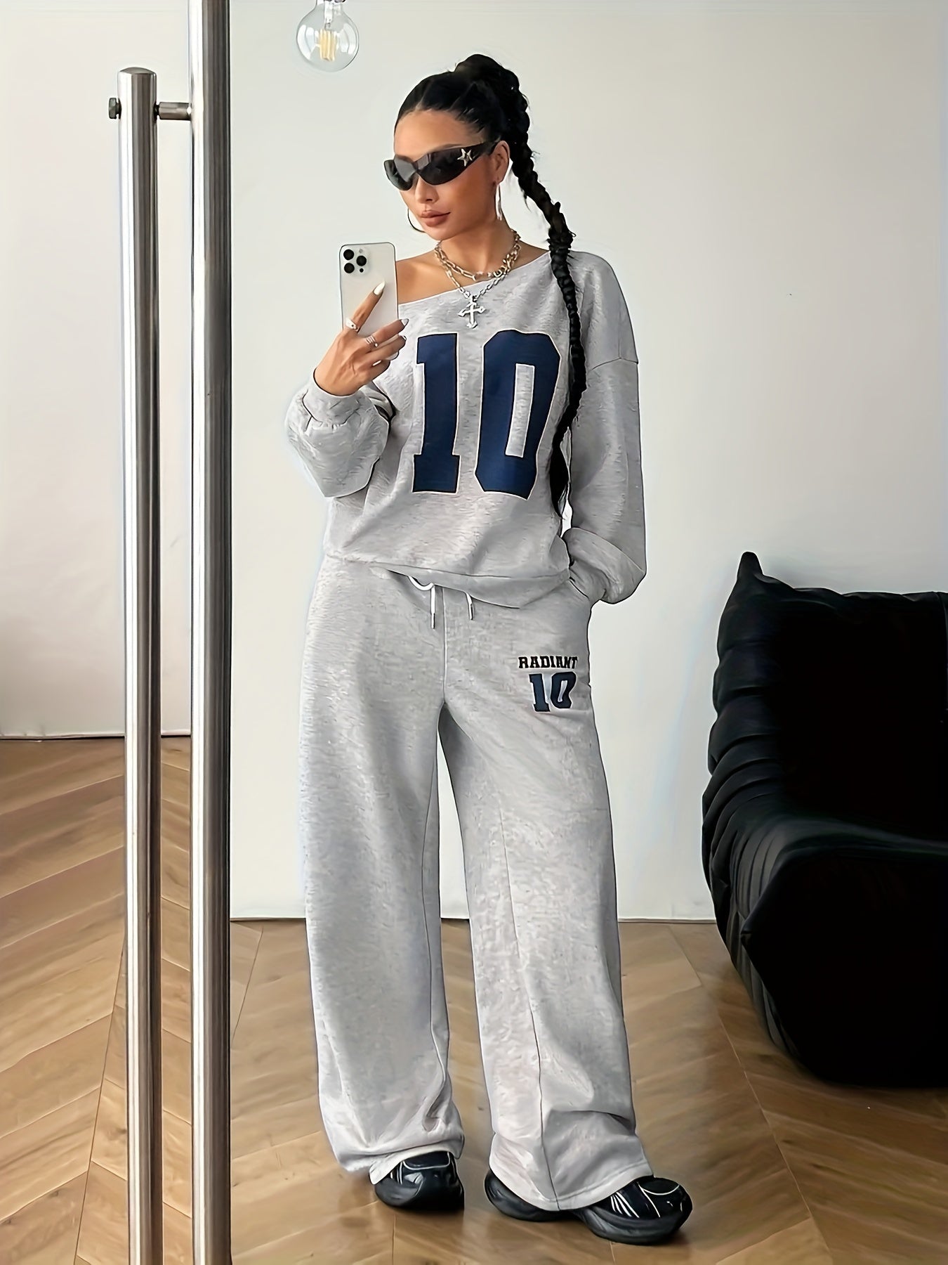 Ensemble Femme 2 Pièces Casual – Sweat & Pantalon Jogger Épais