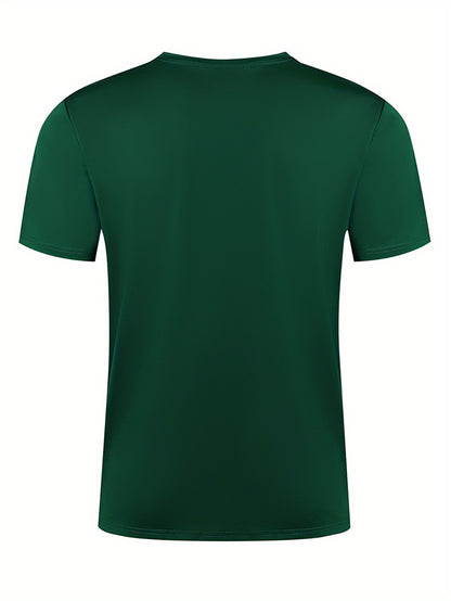 T-shirt décontracté d'été pour homme Pep Jeans London à imprimé géométrique - Vêtement pour homme adulte, col rond, tissu en polyester, convient à l'été, disponible en noir, bleu marine, marron, gris, vert et bleu