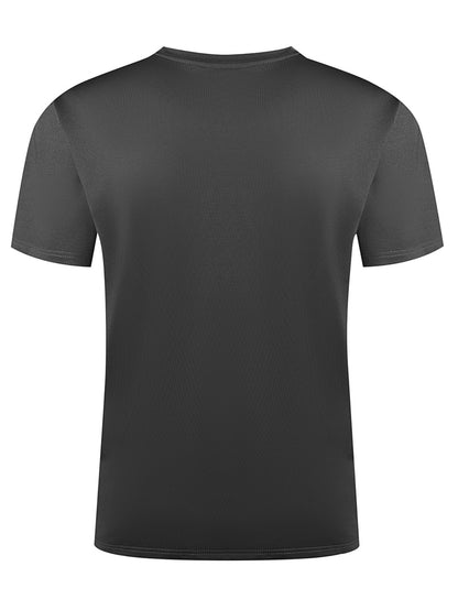 T-shirt décontracté d'été pour homme Pep Jeans London à imprimé géométrique - Vêtement pour homme adulte, col rond, tissu en polyester, convient à l'été, disponible en noir, bleu marine, marron, gris, vert et bleu