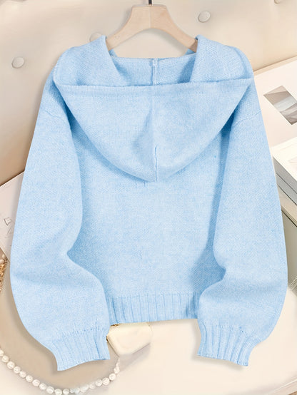 Veste douce femme 🧸 – Capuche & zip intégral, chaude & tendance GTIJARA