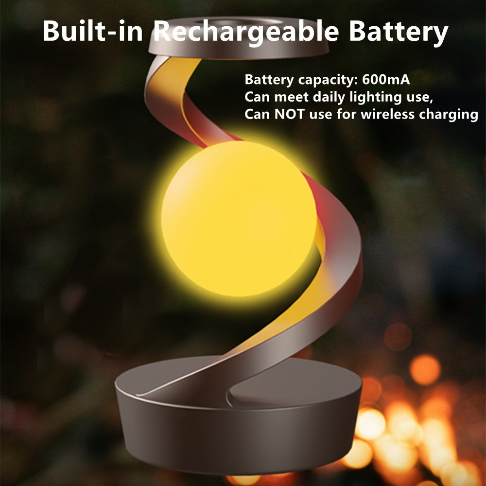 Lampe Flottante 3-en-1 🌈 avec Chargeur Sans Fil & LED Colorées