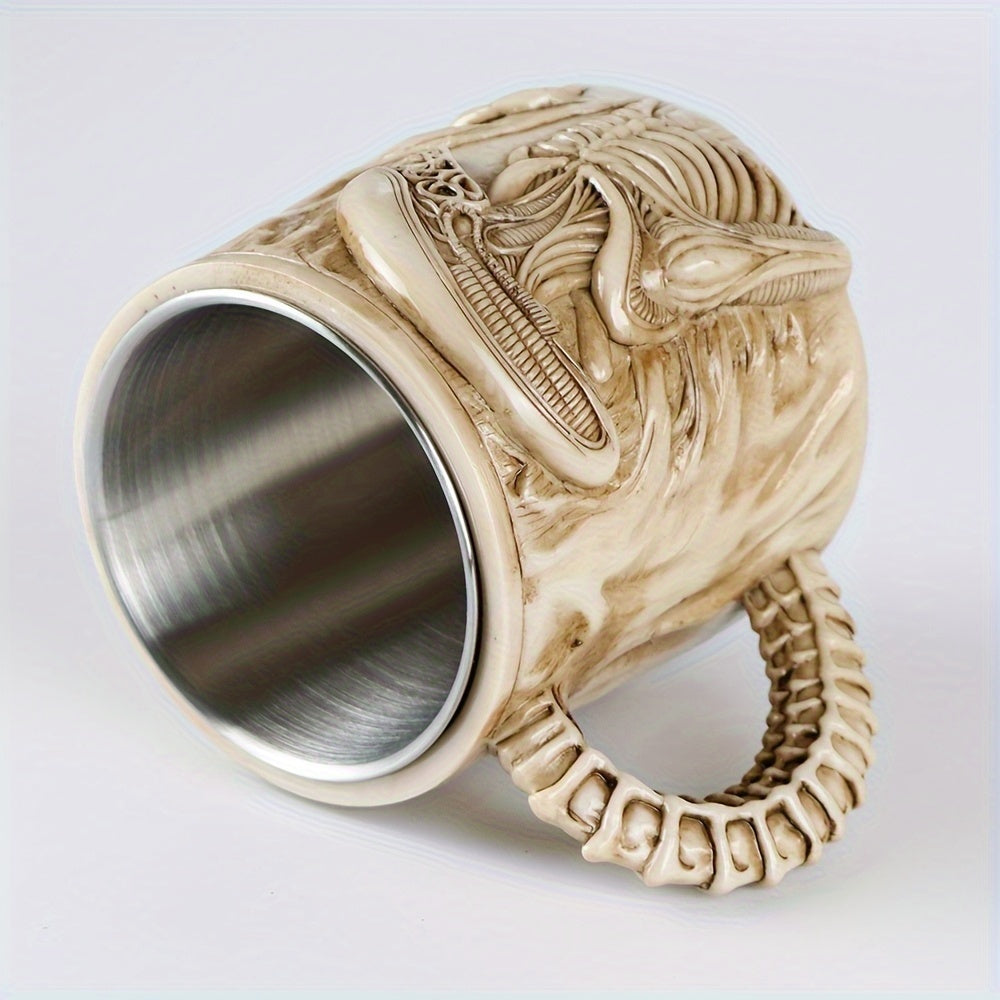 Mug Alien Xenomorph 👽 – Tasse 3D inox & résine futuriste