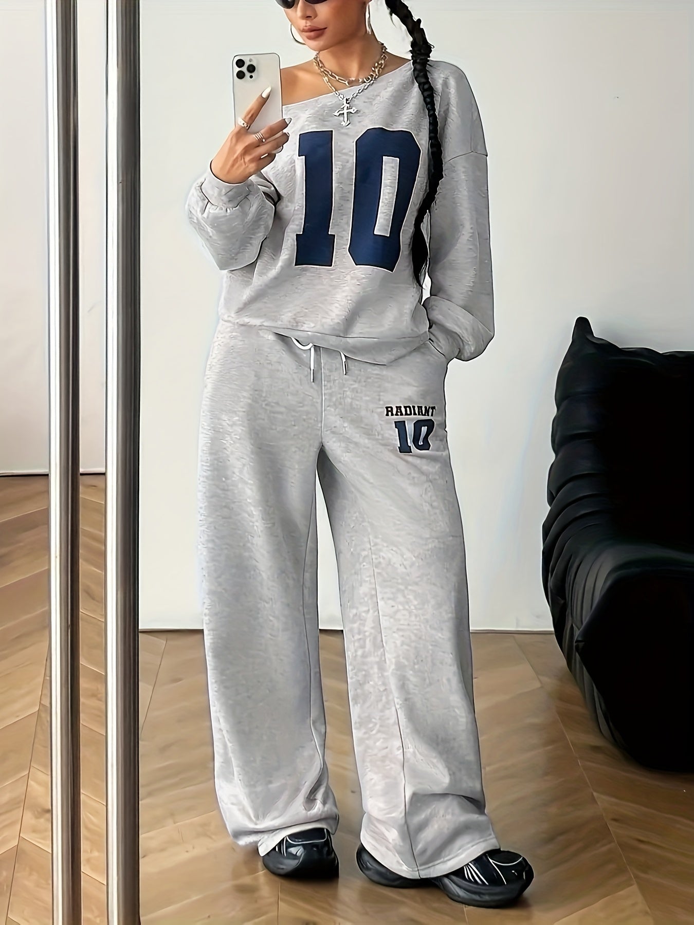 Ensemble Femme 2 Pièces Casual – Sweat & Pantalon Jogger Épais