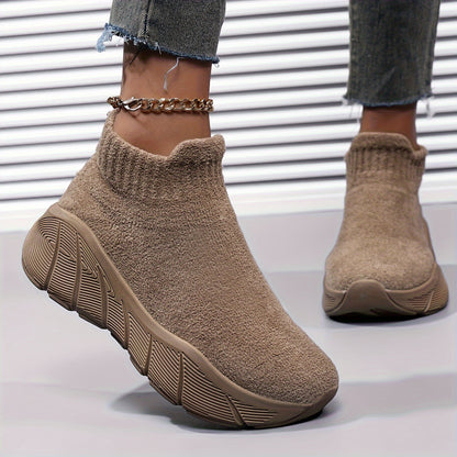 Baskets femme chaudes doublées polaire – Légères & confortables