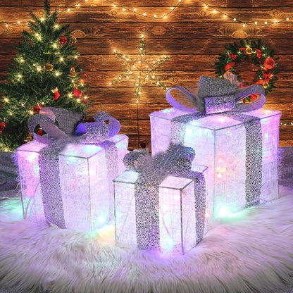 Coffrets lumineux 3-en-1 🎄 LED multicolores & blanc chaud