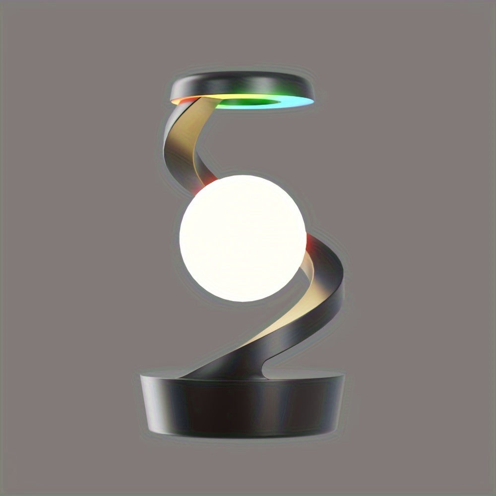 Lampe Flottante 3-en-1 🌈 avec Chargeur Sans Fil & LED Colorées