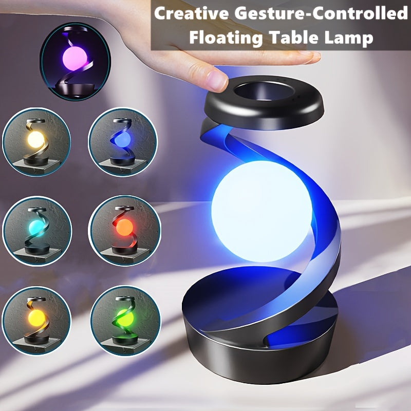 Lampe Flottante 3-en-1 🌈 avec Chargeur Sans Fil & LED Colorées