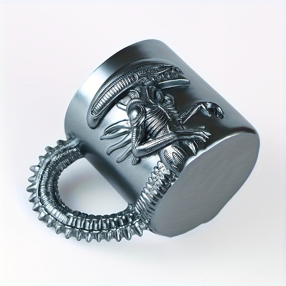 Mug Alien Xenomorph 👽 – Tasse 3D inox & résine futuriste