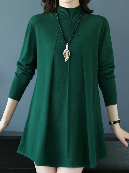 Pull col montant femme 🧶 – Maille chic hiver automne GTIJARA