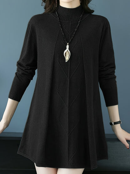 Pull col montant femme 🧶 – Maille chic hiver automne GTIJARA