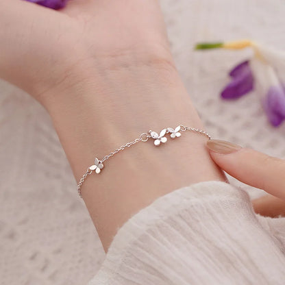Bracelet Papillon Argent 925 – Bijou Femme Élégant