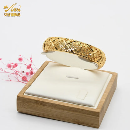 Bracelet & Bangles Femme Couleur Or 24K – Style Oriental Luxe