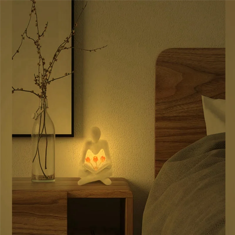 Lampe Tulipe Abstraite 🌷 – Sculpture lumineuse décorative