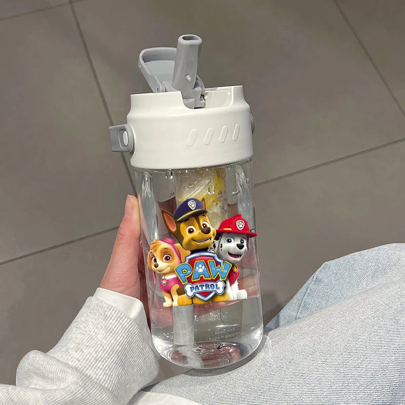 Gobelet Enfant avec Paille – Gourde Portable Motif Paw Patrol