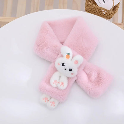Écharpe enfant hiver lapin 🐰 – douce, chaude & mignonne