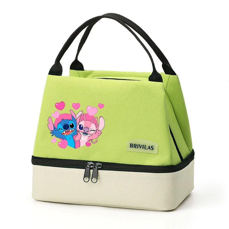 Sac Repas Stitch Isotherme Pliable – Déjeuner Bureau École Pique-nique