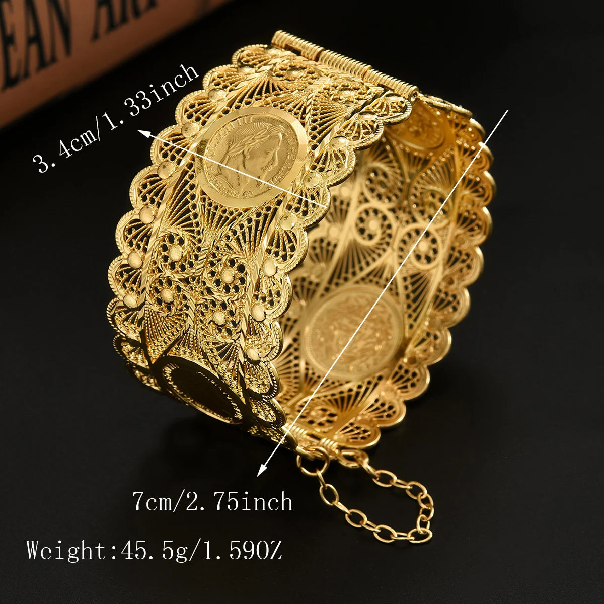Bracelet élégant  – Style Pièce Napoléon
