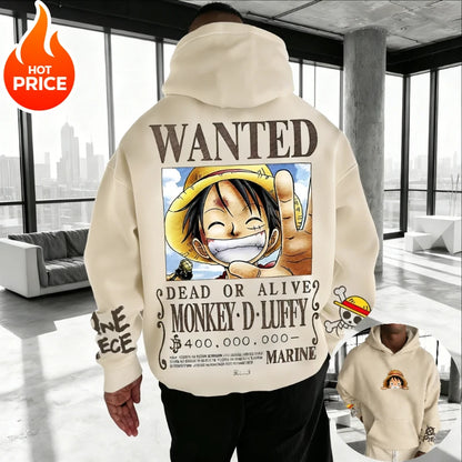 Hoodie One Piece Streetwear – Sweat Anime Oversize