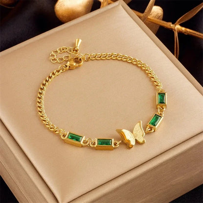 Bracelets chic avec pendentif– Acier Titane