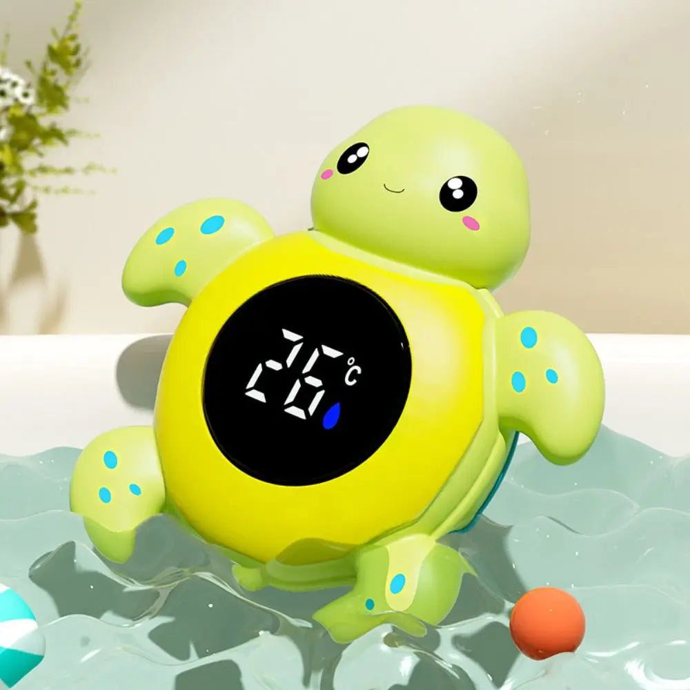 Thermomètre de bain bébé tortue flottante LED sécurisé